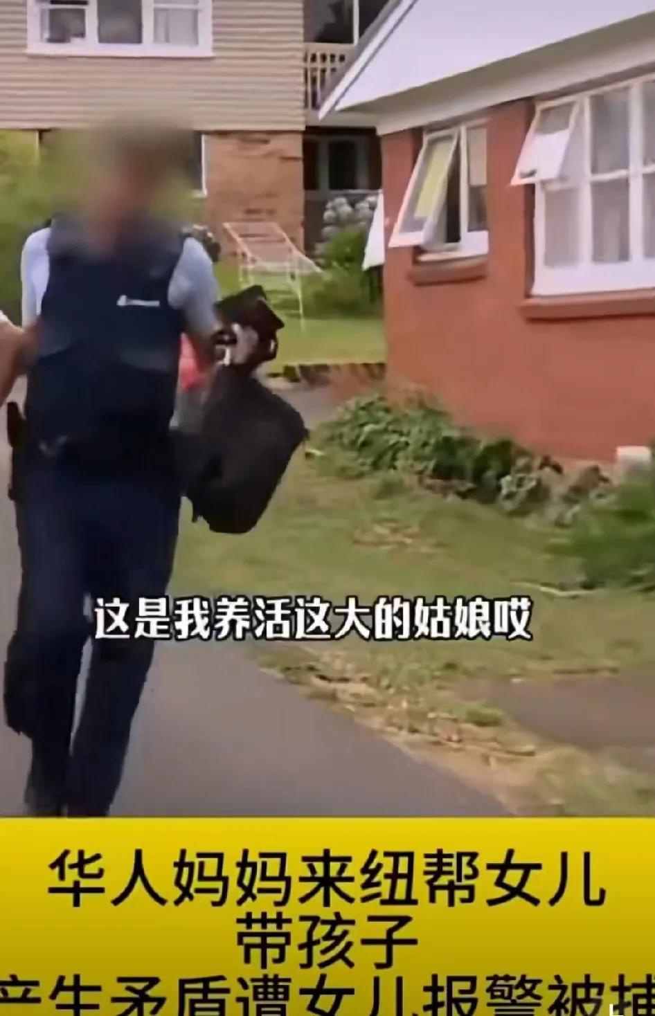 中国大妈去纽约帮女儿带孩子，母女二人因为一点小事发生争吵，大妈动手打了女儿，女儿