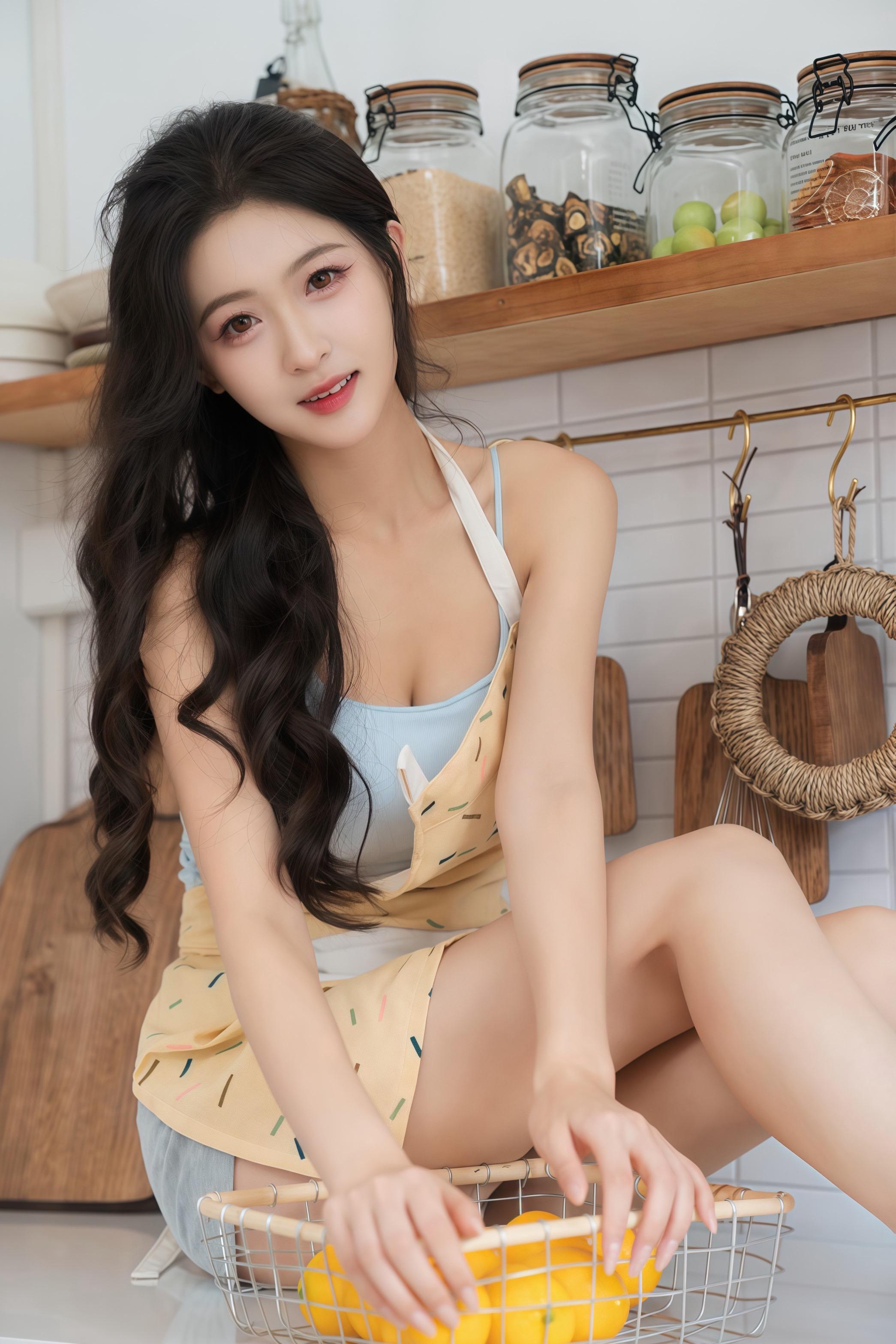这个女孩有点甜