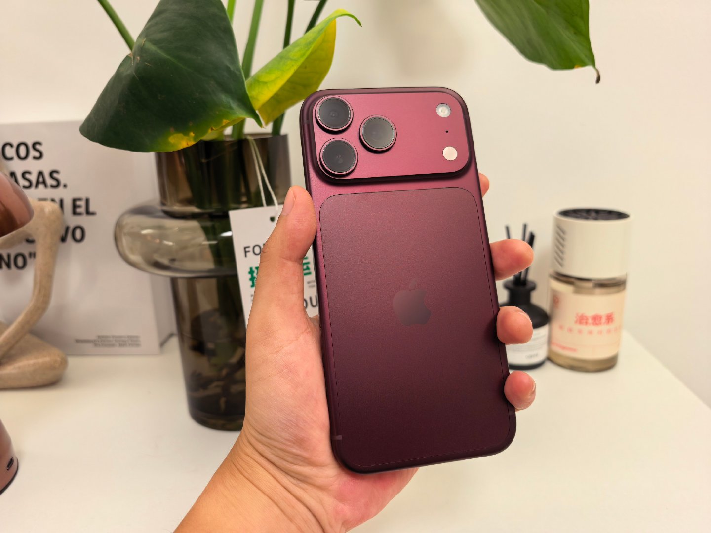 我的iPhone18ProMax1TB勃艮第红到了，我在考虑要不要卖掉，本来就是要当黄牛的，结果我这
