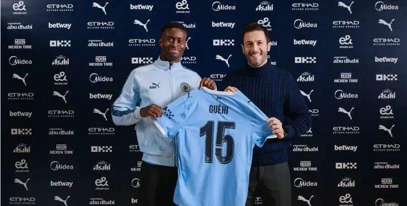 曼城签下格伊，转会费2000万英镑，周薪可能超过30万英镑，进入队内前五顶薪序列