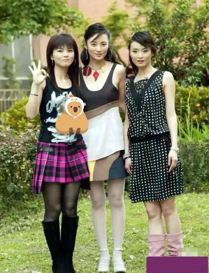 左边李湘很漂亮，没曾想中间大个更漂亮本来看左边李湘很漂亮，没曾想中间那个更漂亮