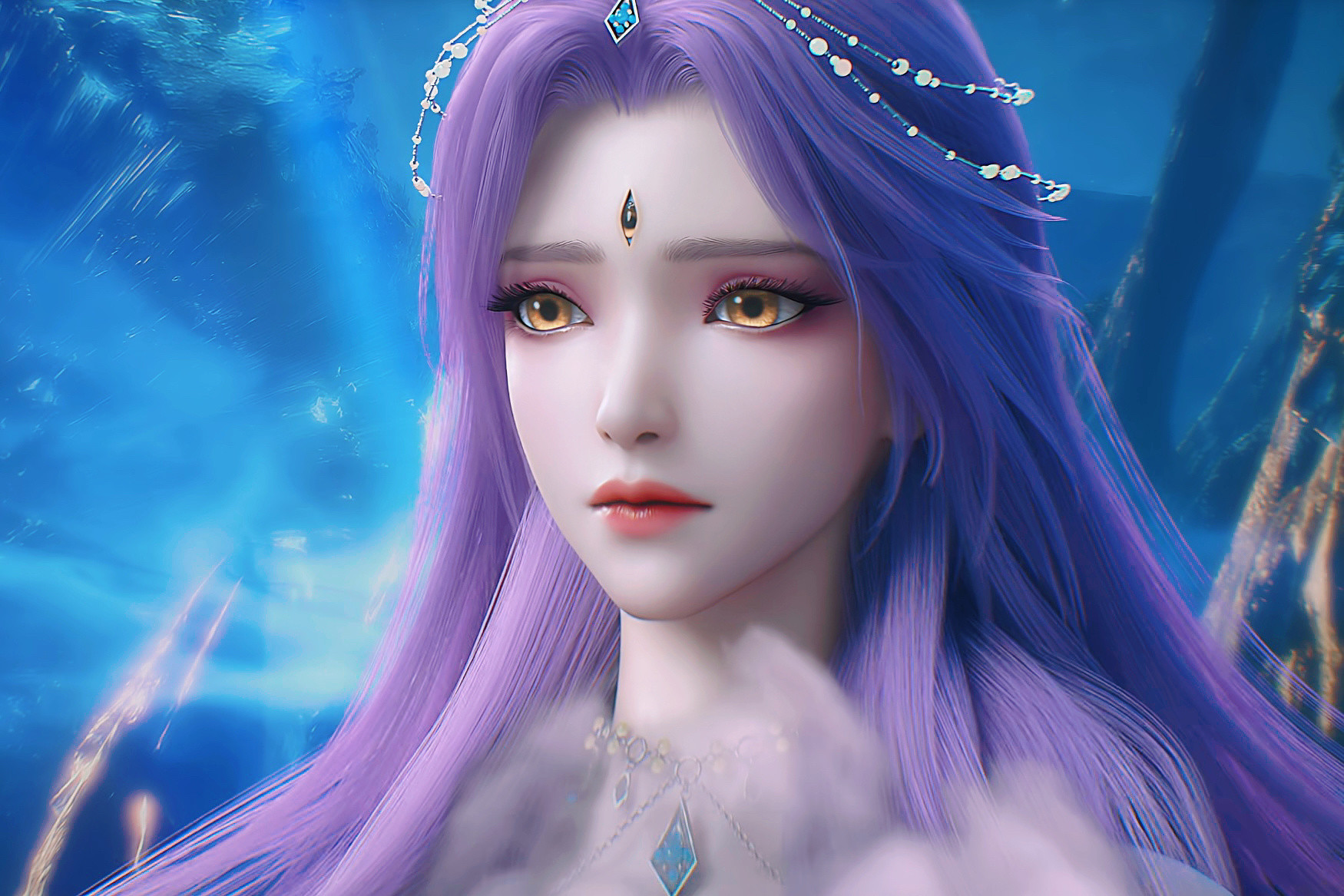 最新一集出现的美少女，大家喜欢不？截修一波，喜欢自取！完美世界动画国产动漫​​