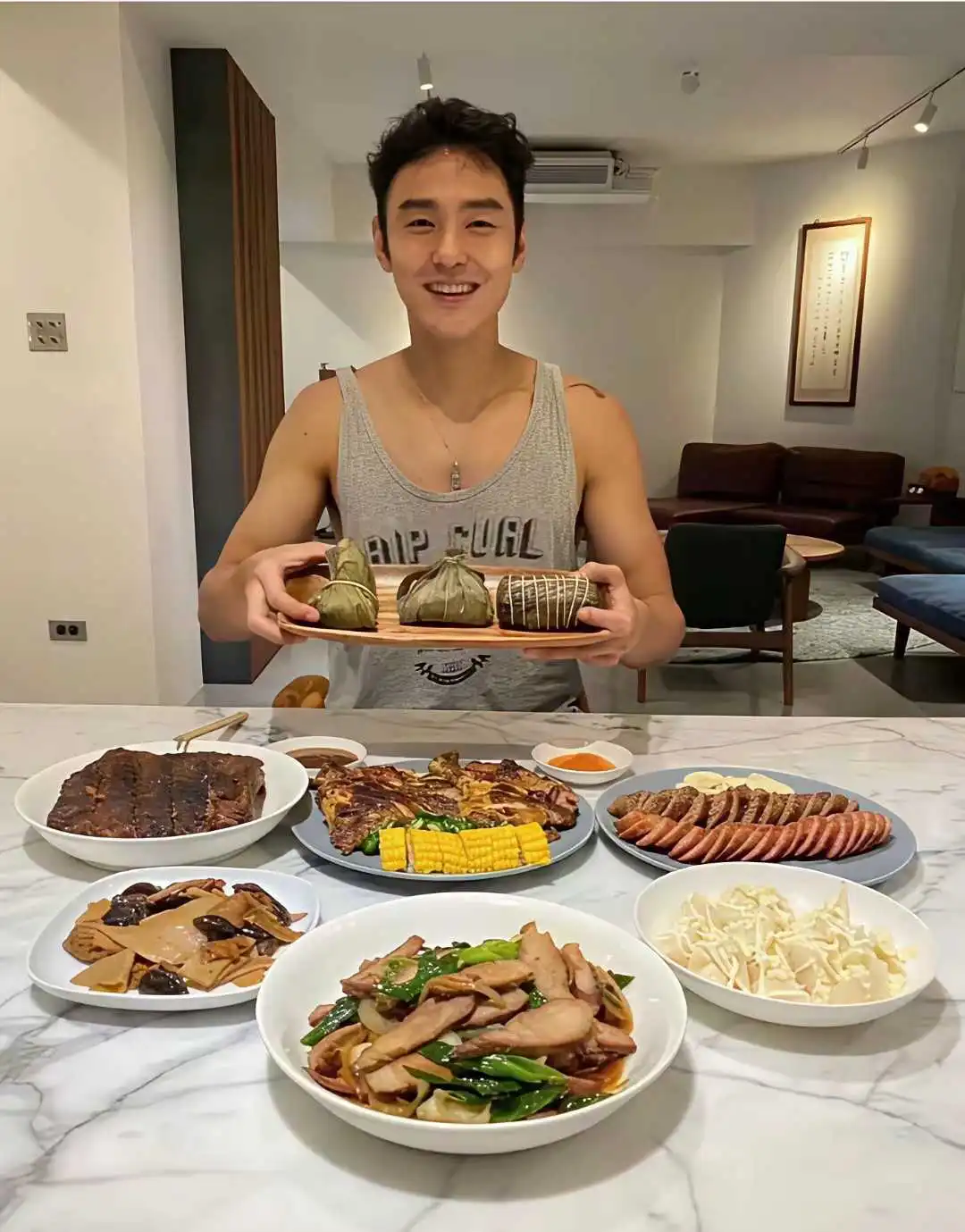 阮经天帅气是帅，就是有点土气