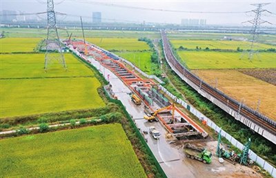 南京地铁11号线项目持续掀起大干热潮
