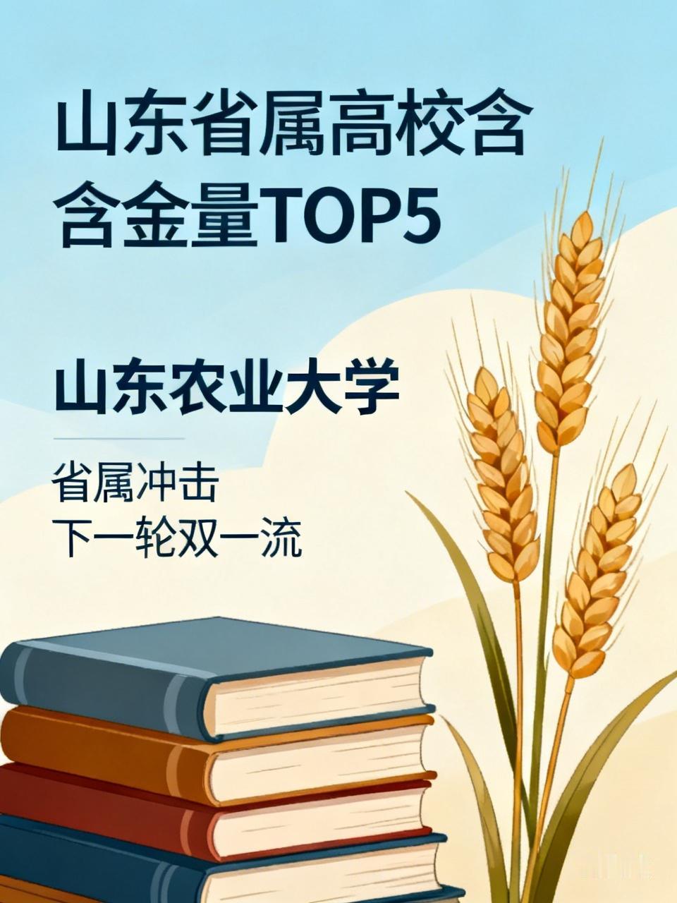 山东省属高校含金量TOP5！本科批填报直接参考眼下山东普通类常规批本科志愿