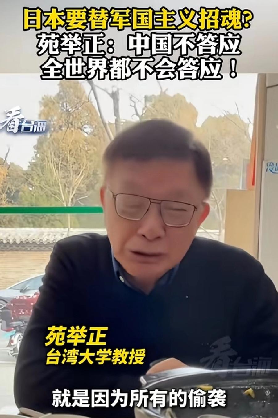 这事儿可不只是咱们不答应！看到台大教授苑举正的一段话，真是说到心坎里去了。他
