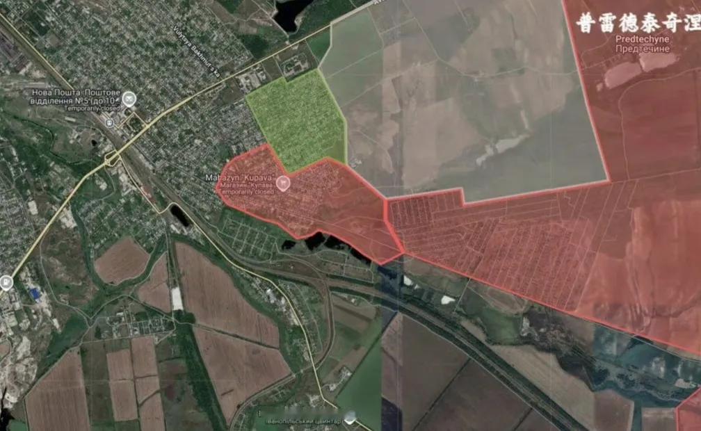 俄军南部集群在打进顿河康斯坦丁诺夫卡市区之后缓慢推进。俄军虽然对乌军没有明显的