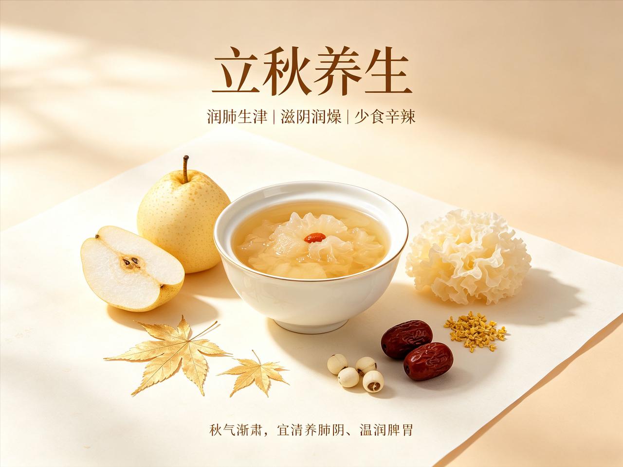 立秋后第七天，推荐一碗粥：百合莲子小米粥。百合润肺，莲子安神，小米养胃。这三