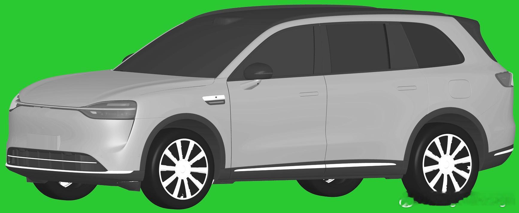 问界M7废案曝光！还好都没用上，基本就是M9和M8的前后尾灯排列组合图3是新的设