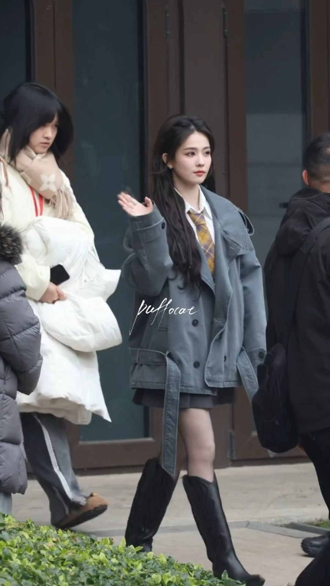 哇这个鹿儿来录宇宙闪烁请注意了！！学姐风好美白鹿宇宙闪烁请注意录制路透