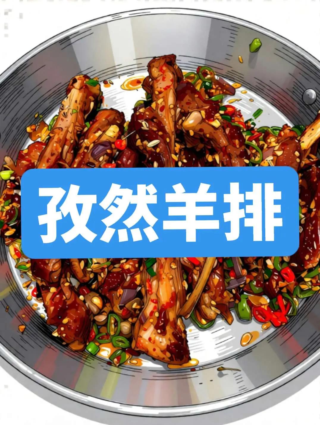 孜然羊排。用料盐羊排孜然粉🔥零失败的硬菜！3步解锁孜然羊排家常做法的做法