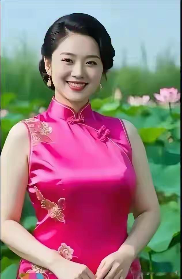 这小姐姐笑容甜美，旗袍好惊艳，感觉穿越到了民国时期，美翻了！