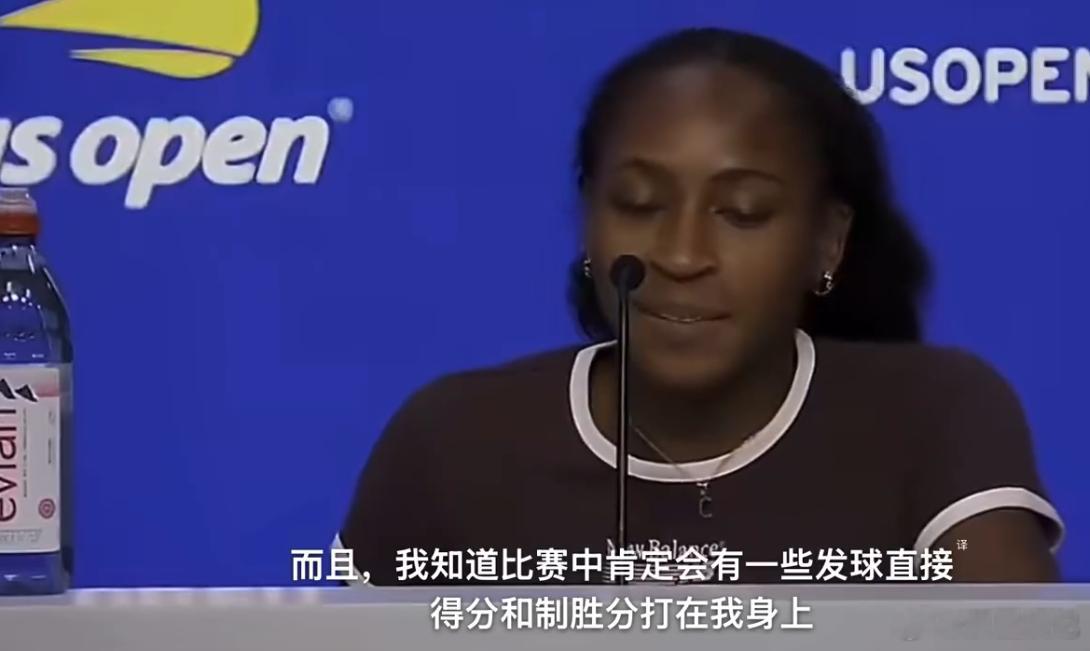 高芙回应对战莱巴金娜莱巴金娜成为WTA历史上第30位女单世界第一，也是哈萨克斯