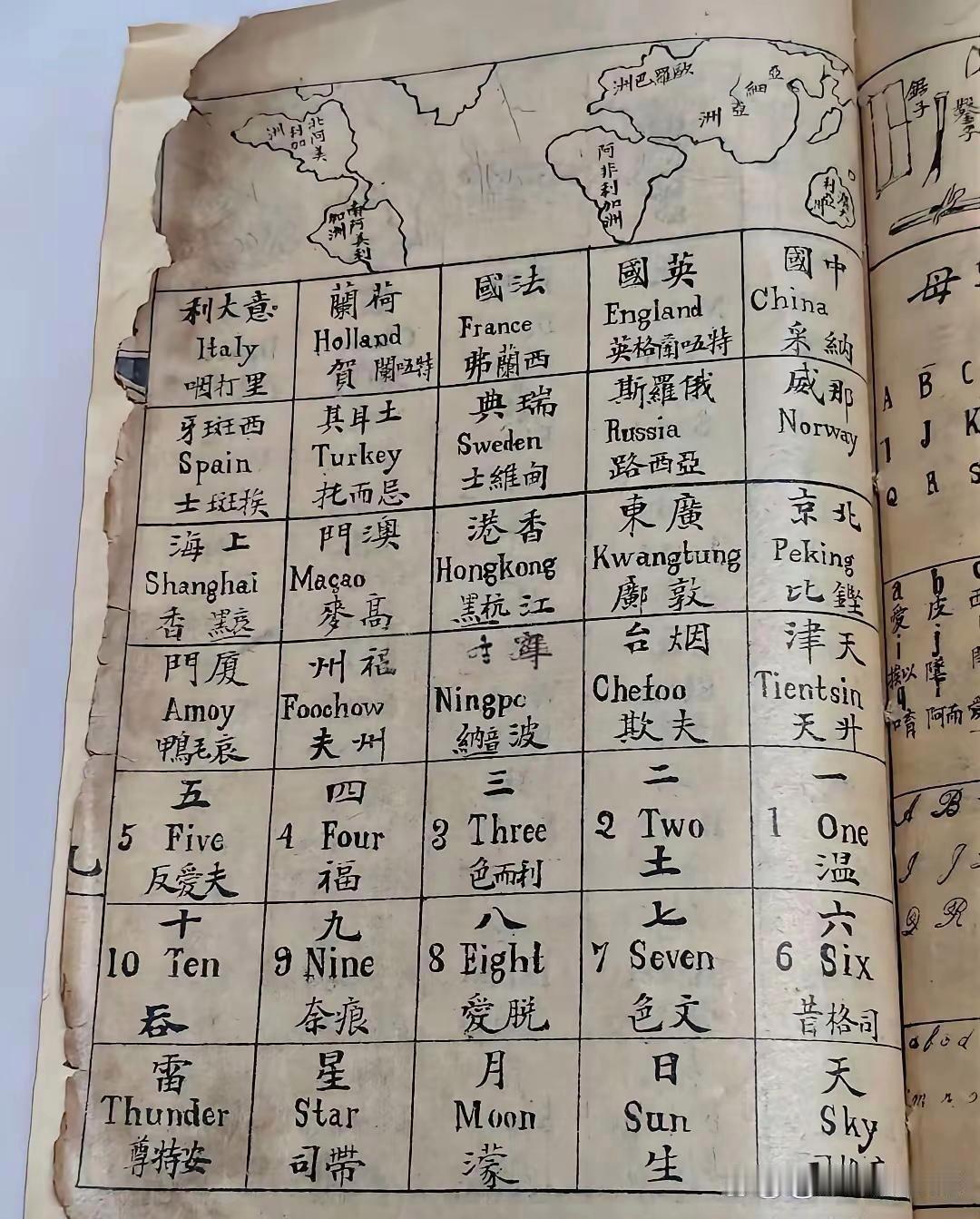 清朝原来这么学英语的