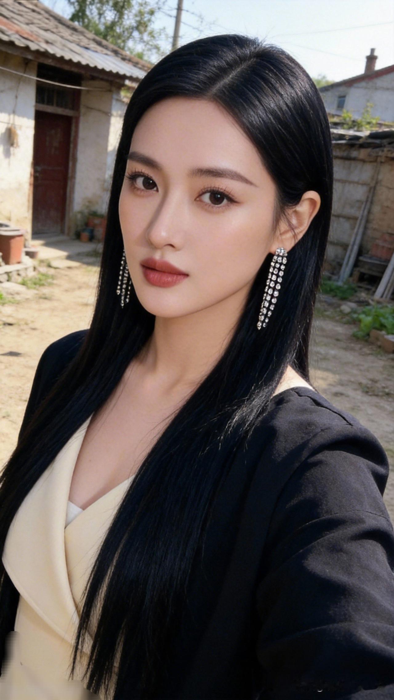 复古风穿搭黑发红唇，优雅动人，复古风穿搭，尽显魅力！💄👗💍见过哪些令人心