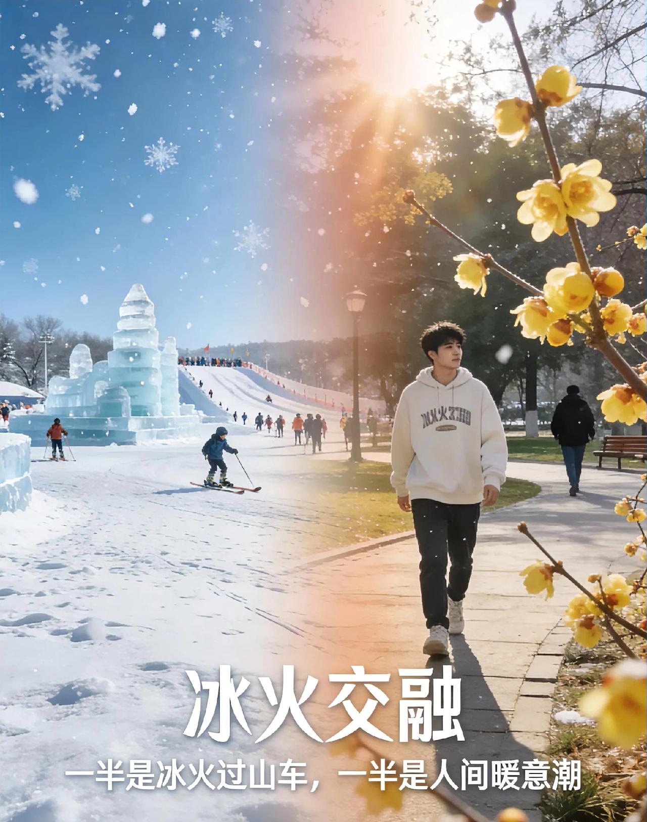 今年的冬天，好像把四季的剧本揉在了一起重新洗牌。前一天江南还暖得能穿卫衣逛公园，