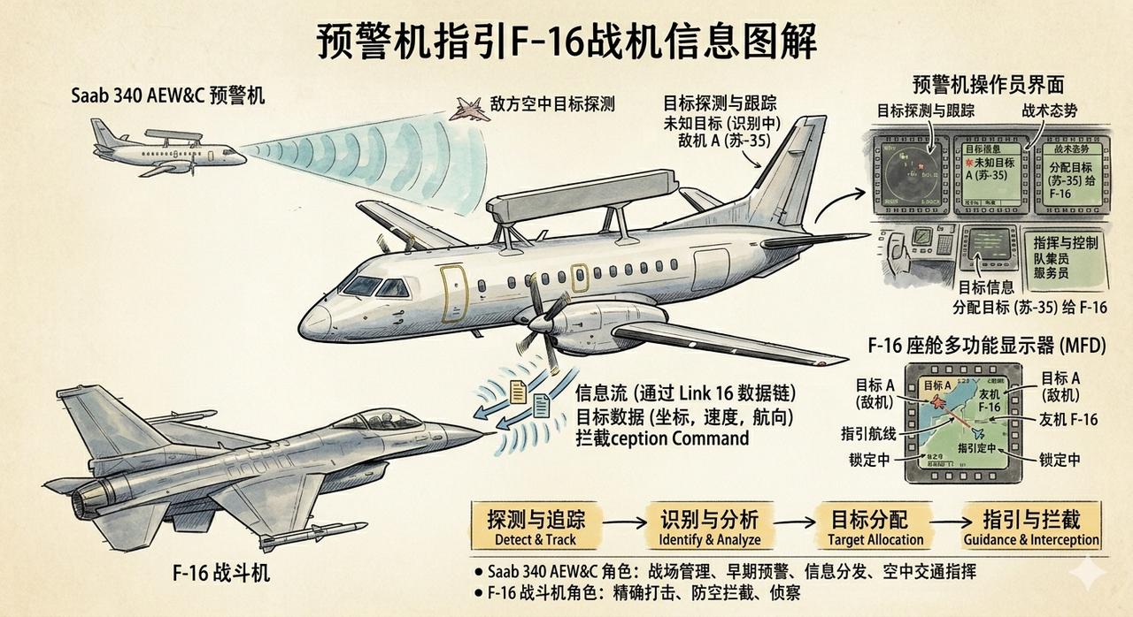 乌克兰“上帝之眼”首现身！萨博340预警机入场。2024年5月，瑞典宣布作为