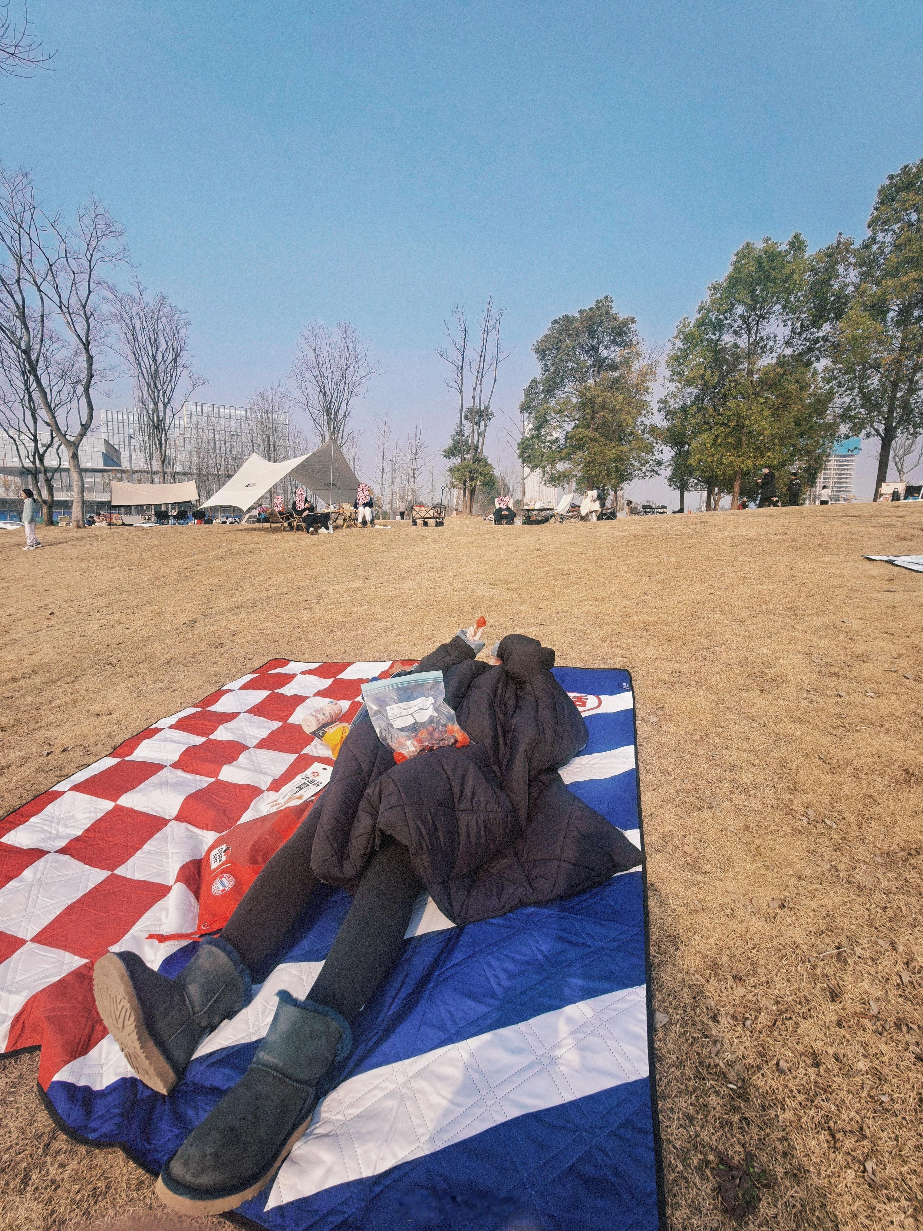 今天出太阳，浑身烤的暖乎乎