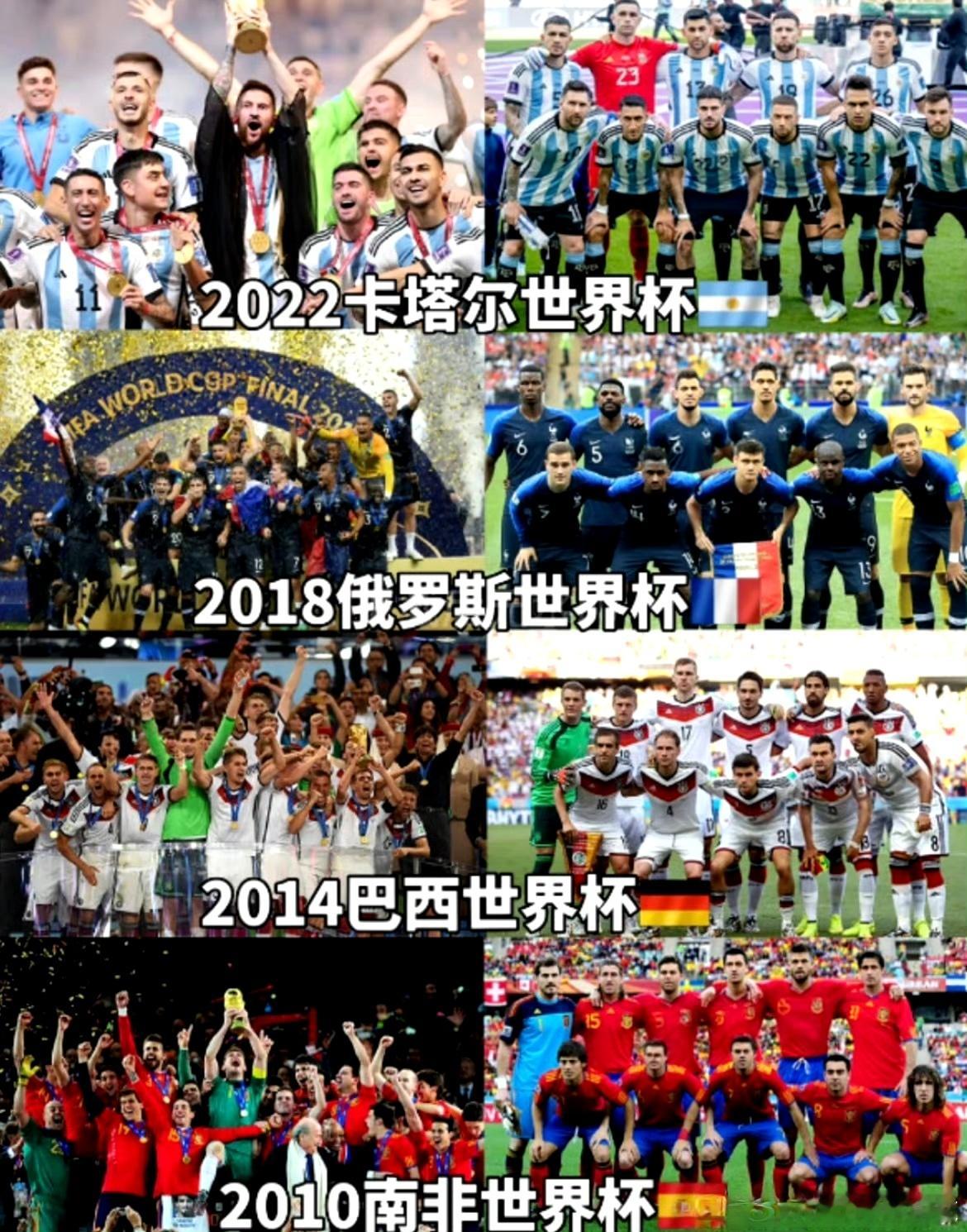 世界杯冠军到底有多难拿？冷知识：近百年来，目前只有8个国家（巴西、德国、意大利、
