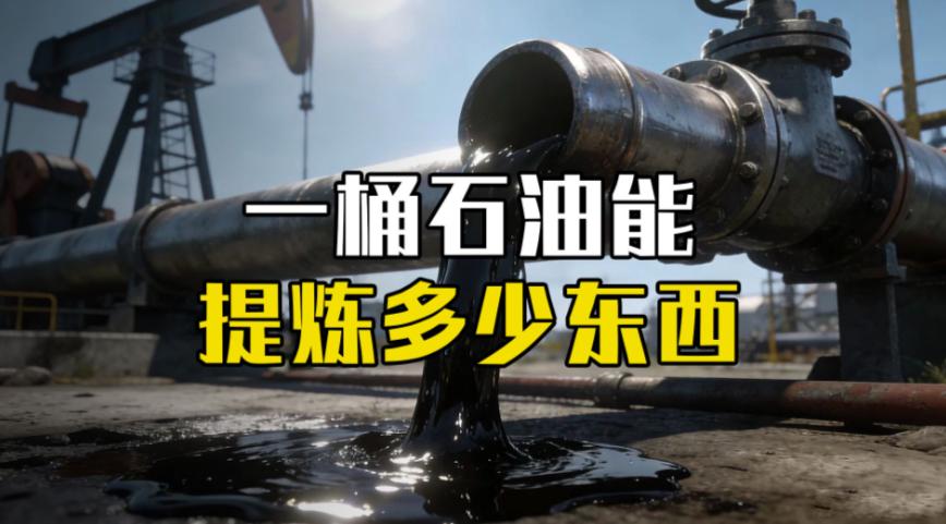 一桶石油究竟能提炼出多少东西？真相可能远超你的想象。提到石油，大多数人第一反