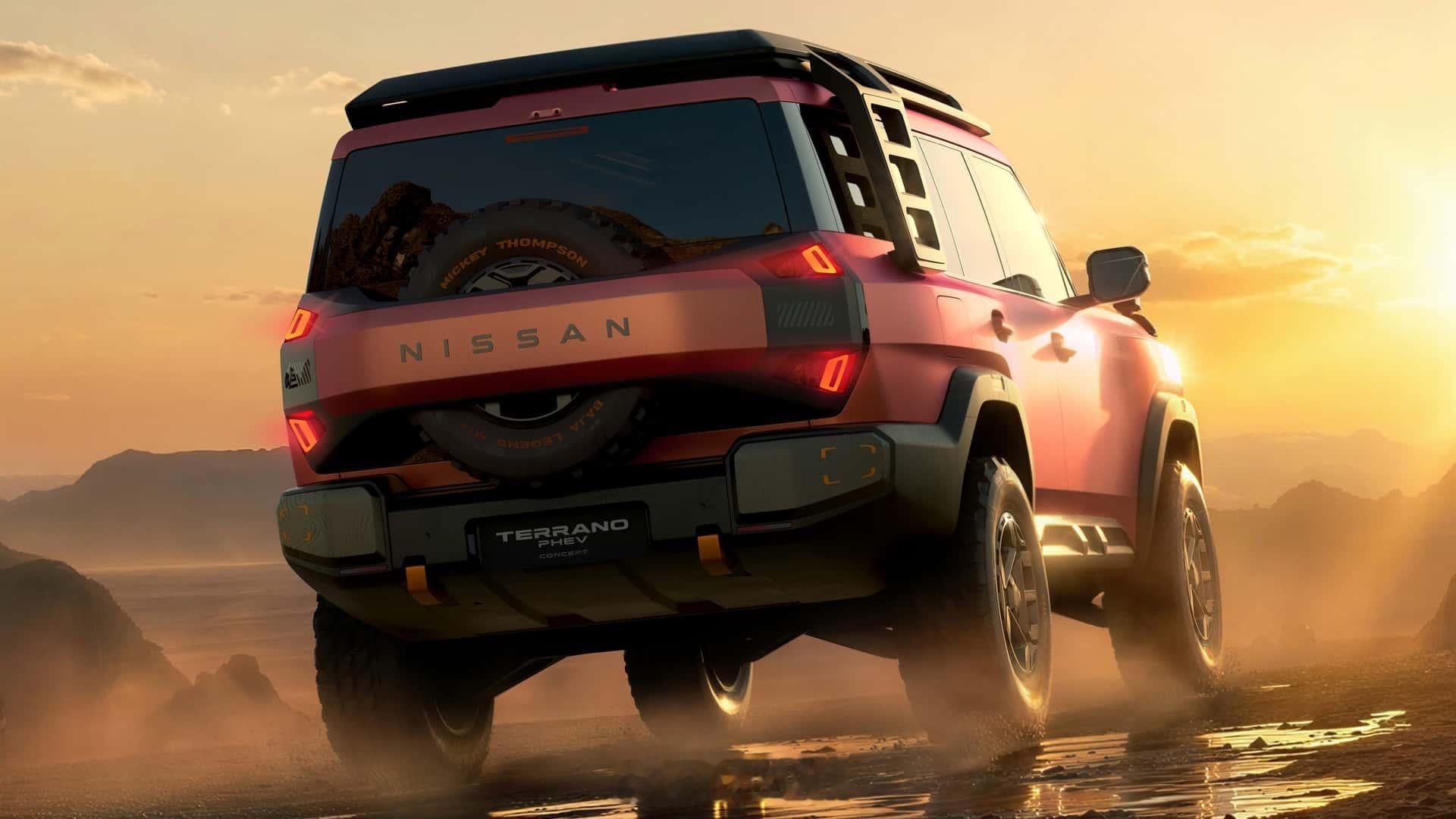 日产全新Terrano概念车国内老款途达，继承了日产老款Terrano的硬