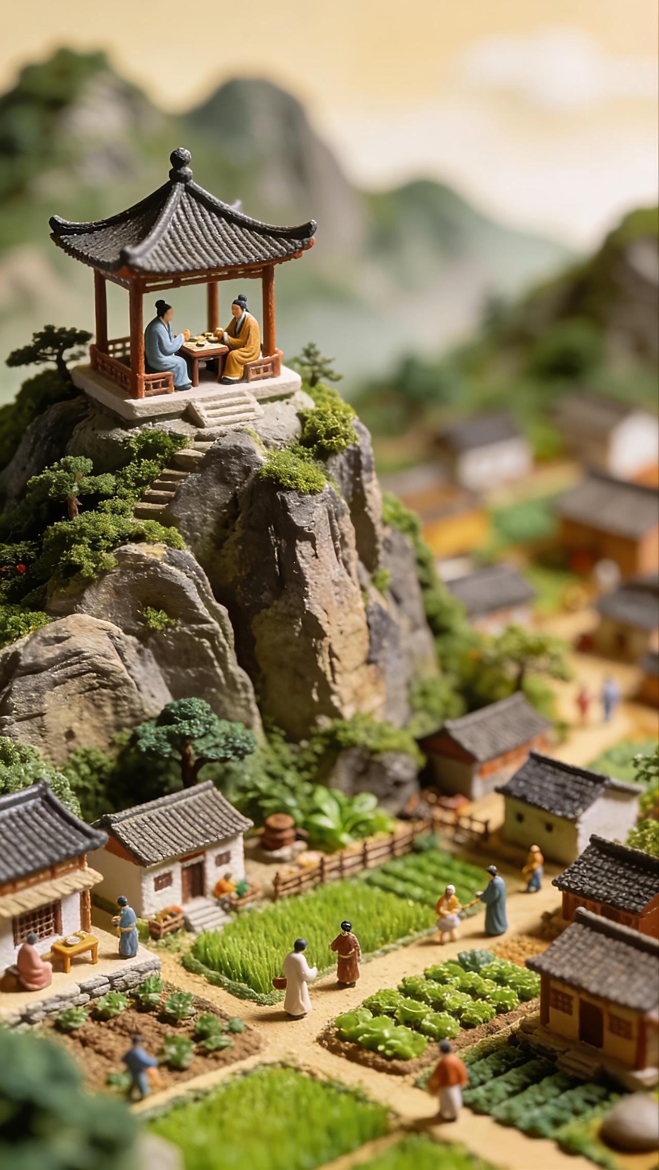 这微缩的景观真好看