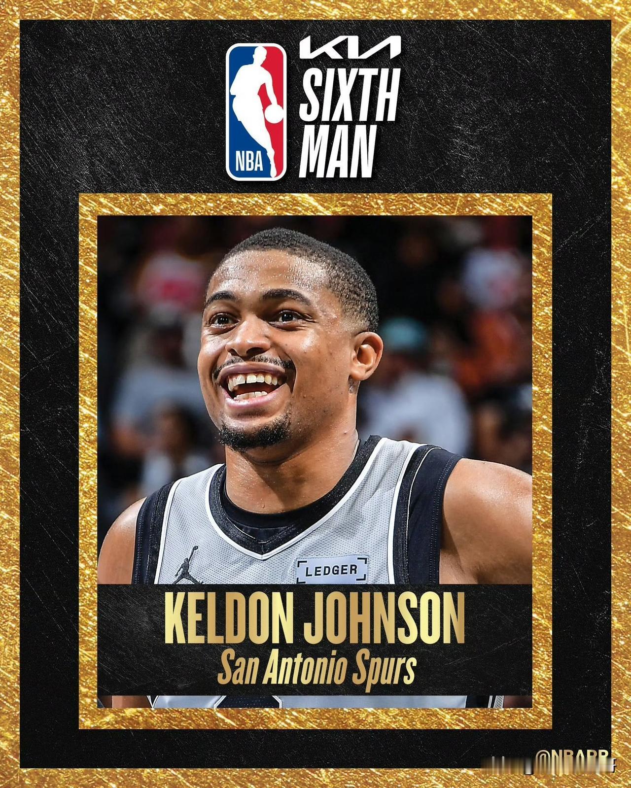 NBA官方：凯尔登-约翰逊当选本赛季最佳第六人！根据NBA官方最新消息透露，