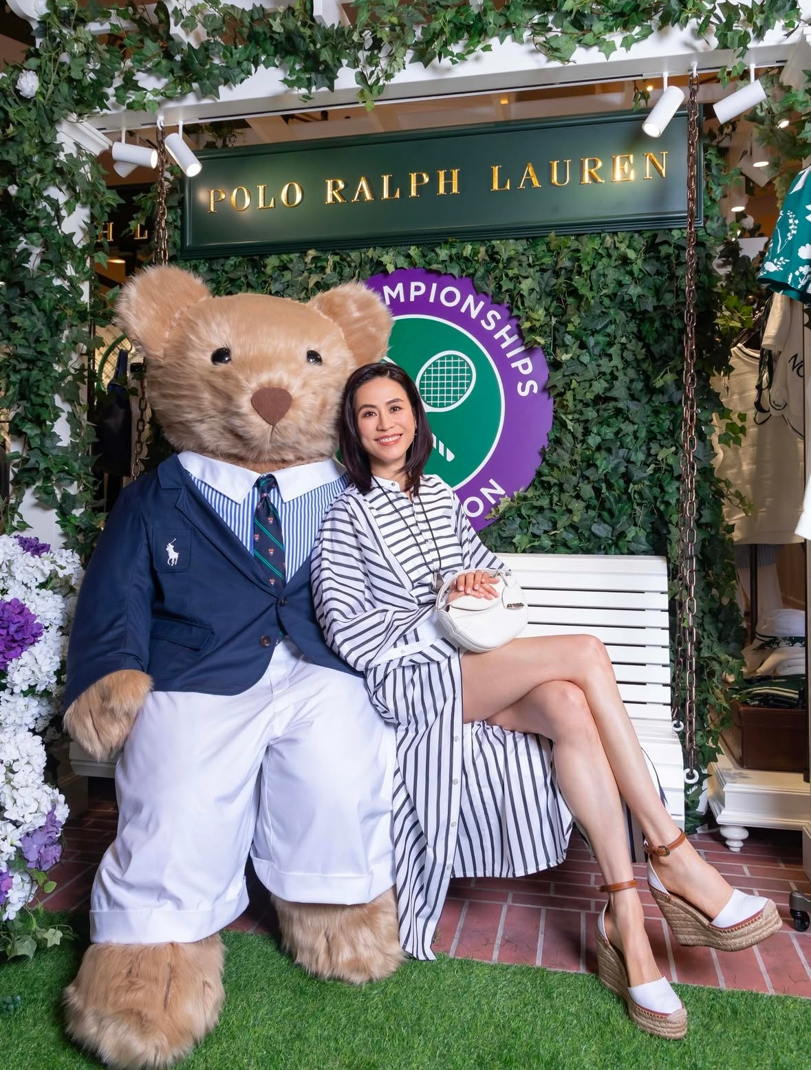 宣萱（poloralphlauren）和叶童（maxmara）最近hk很多