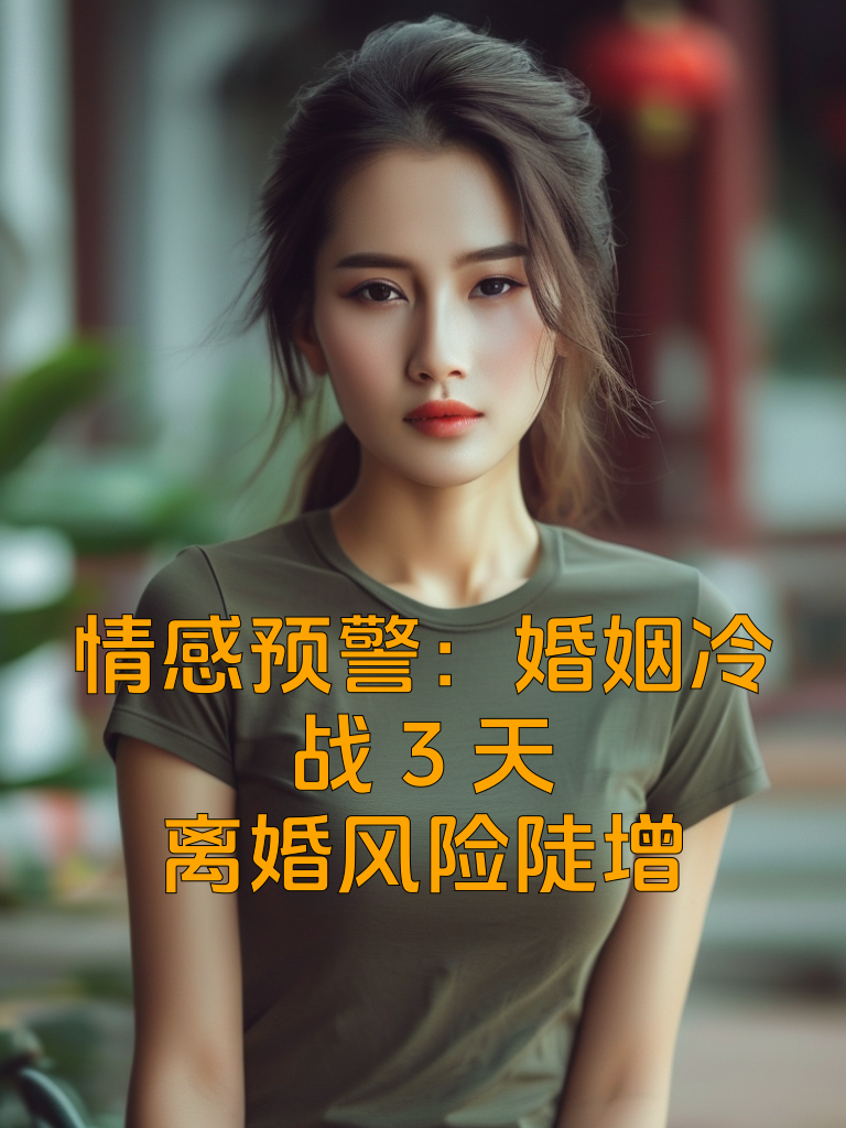 情感预警：婚姻冷战3天，离婚风险陡增
