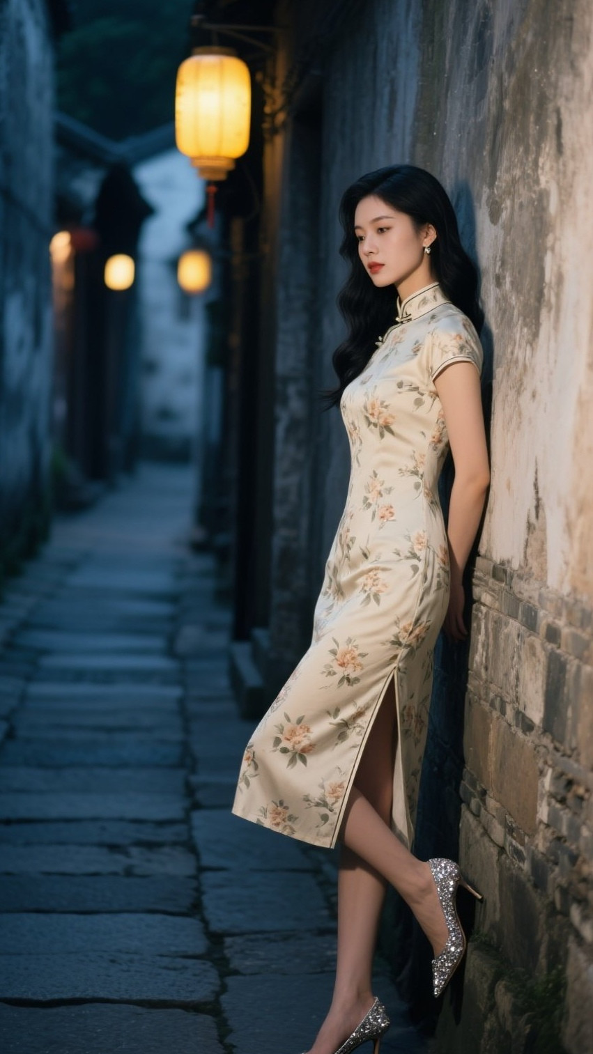 娇媚美眉旗袍尽显妖娆美女写真
