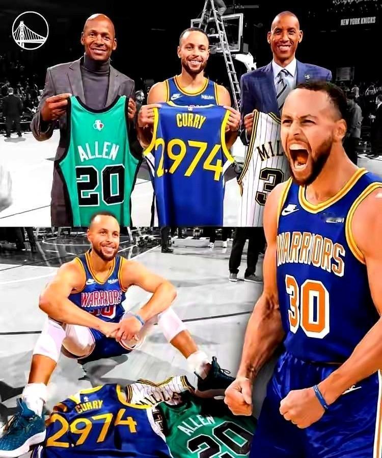 他投丢的三分球总数，比史上第二名的雷·阿伦一生投进的还要多。2021年12月1