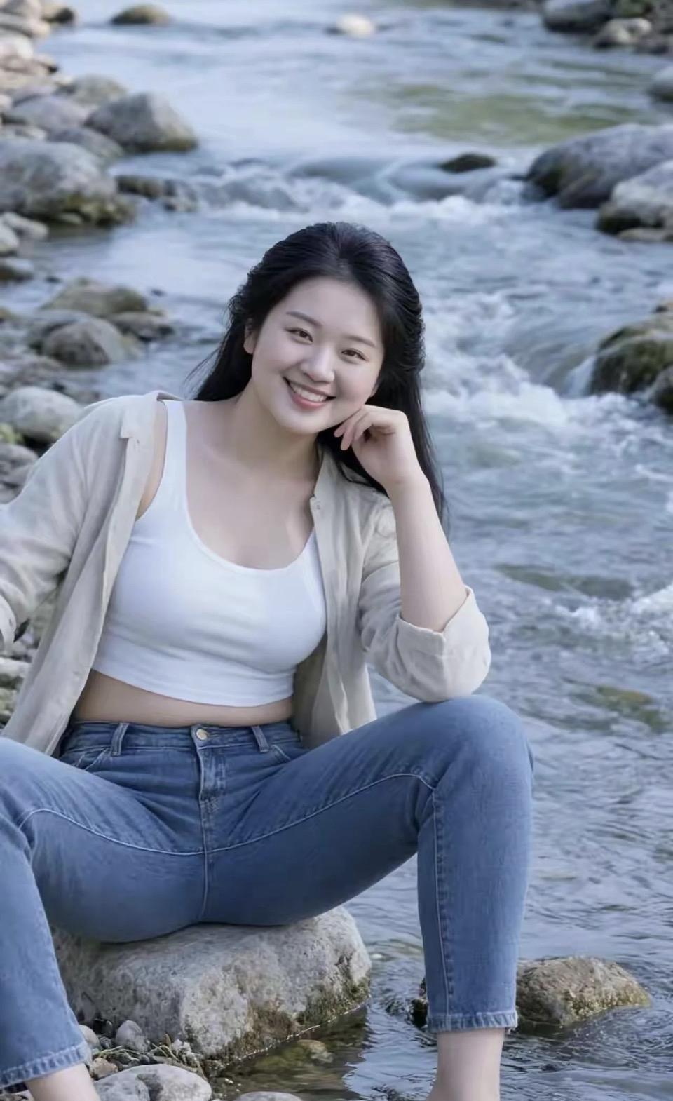 第一次来这条溪，是在一个初夏的傍晚。城市里的暑气还没完全退去，可一脚踏进这片