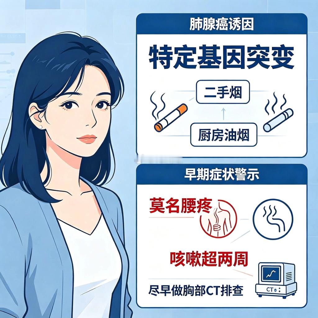 #女子回应不抽烟不熬夜确诊肺癌晚期#四川这位26岁的汪女士，是一名业务员。她平时既不抽烟，也不熬夜，