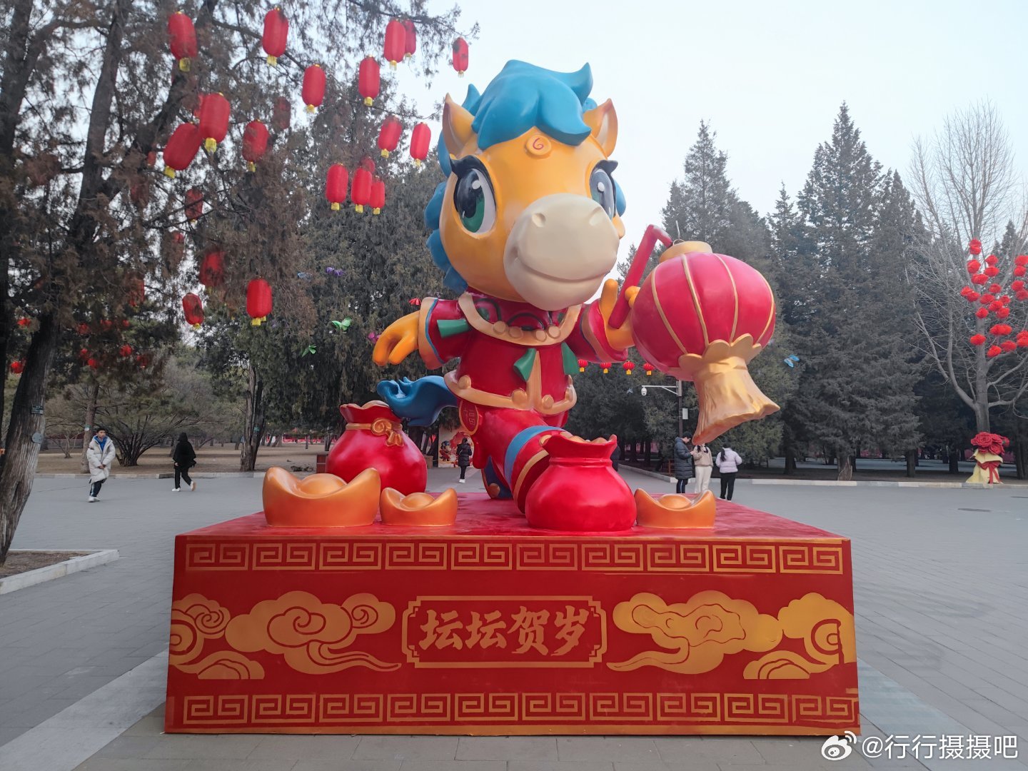 地坛公园的冬摄影