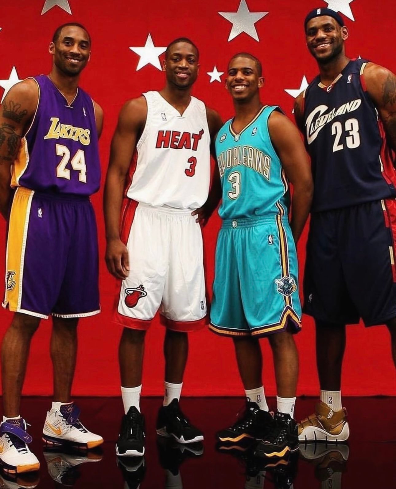 他们四个参加了2007年NBA全明星技巧大赛！你们猜最终的成绩如何？​​​