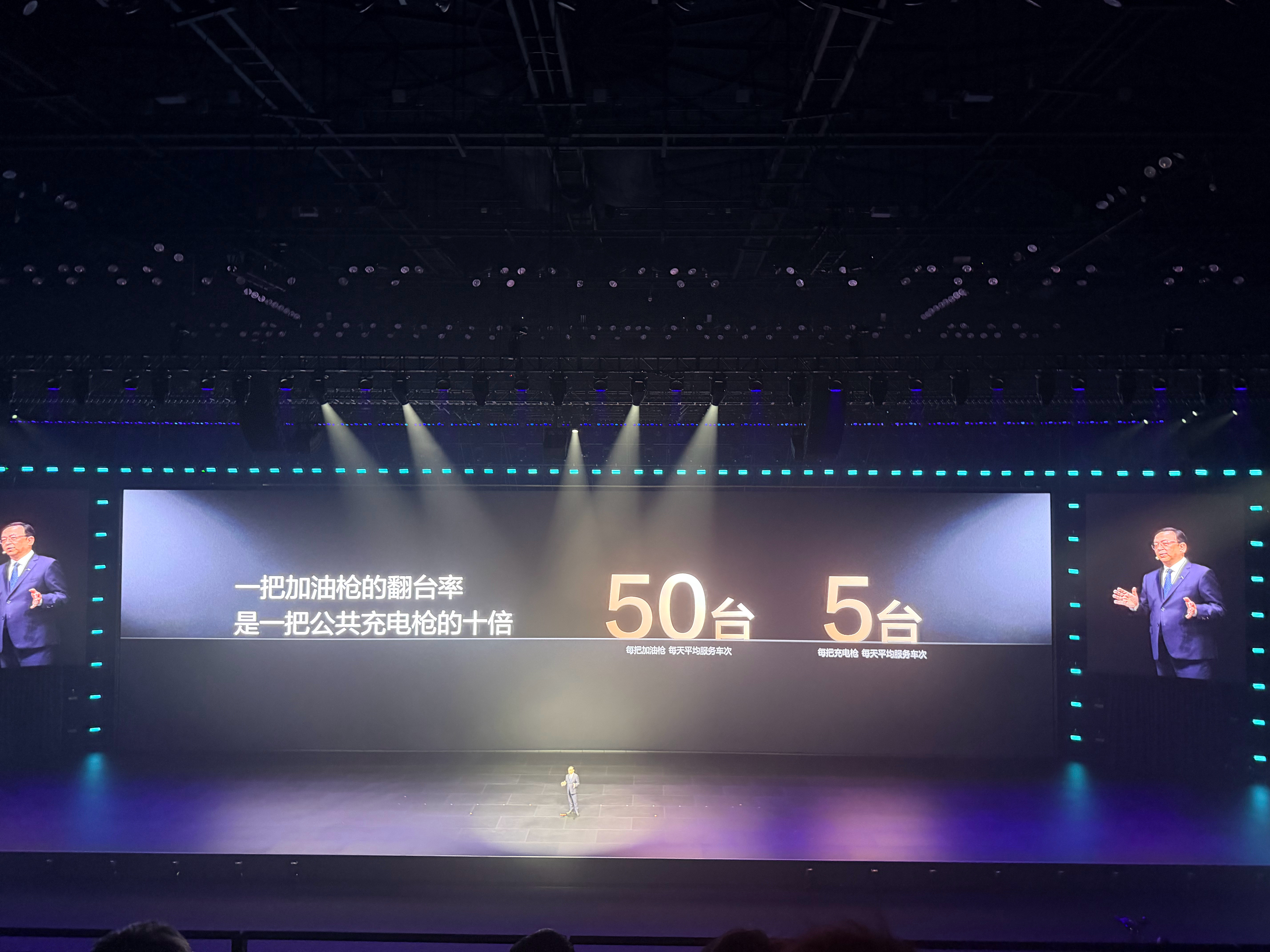 这个比例的确恐怖，还是快充桩不够多大v聊车