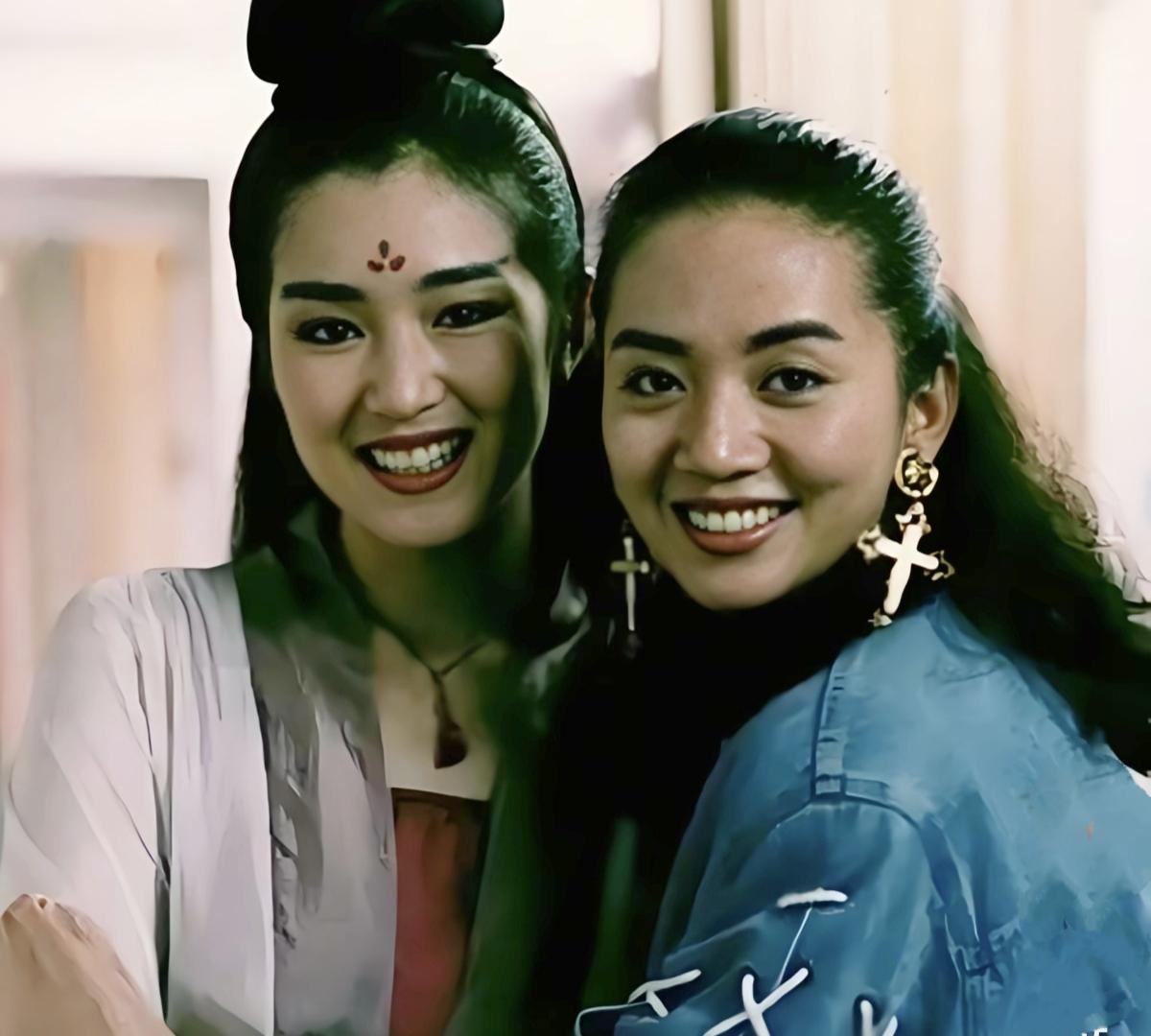 没想到梅艳芳做人这么仗义，徐克拍《青蛇》时原定梅艳芳演青蛇，巩俐演白蛇，后来因为