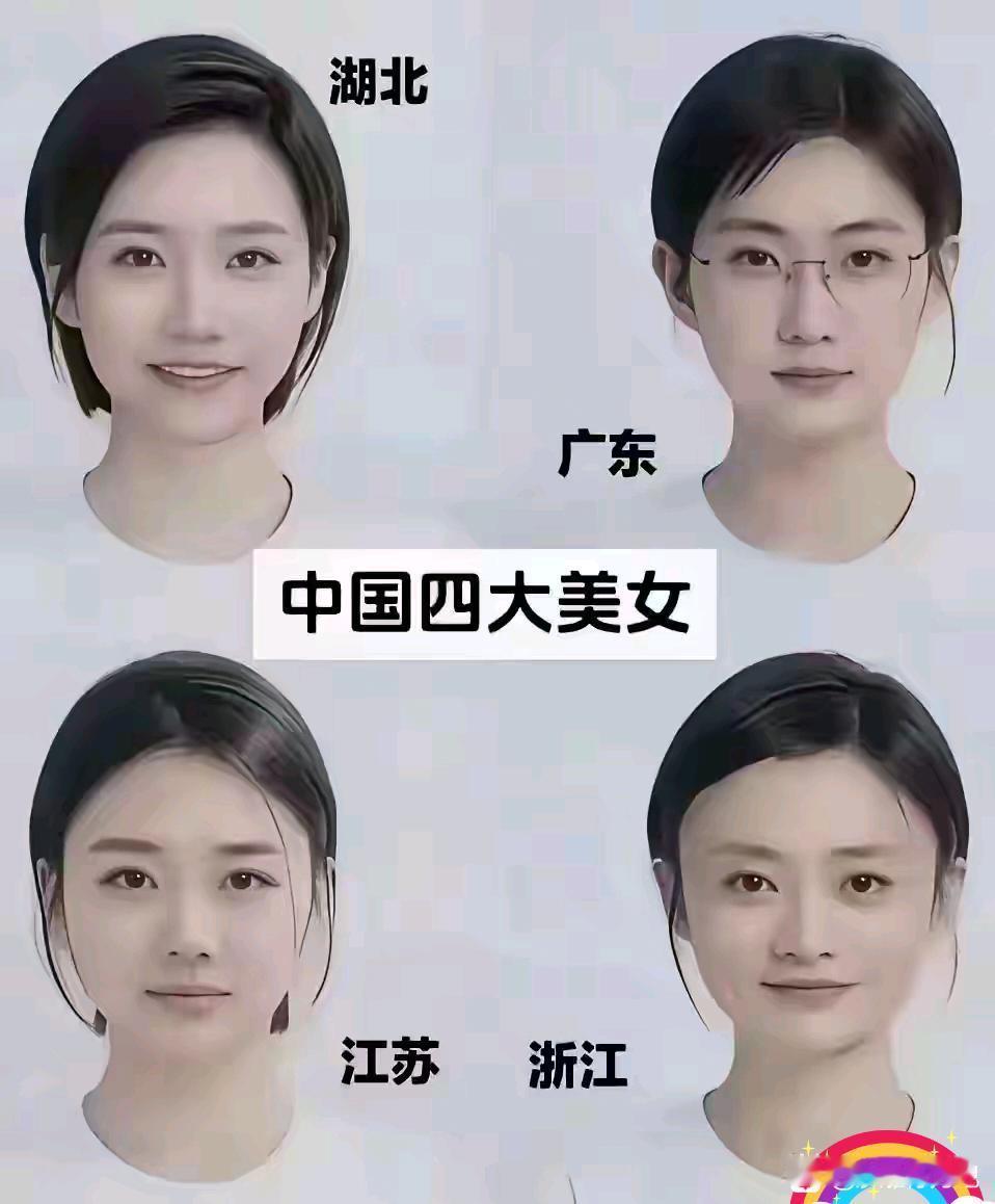 中国四大美女，你是哪里的？[比心]