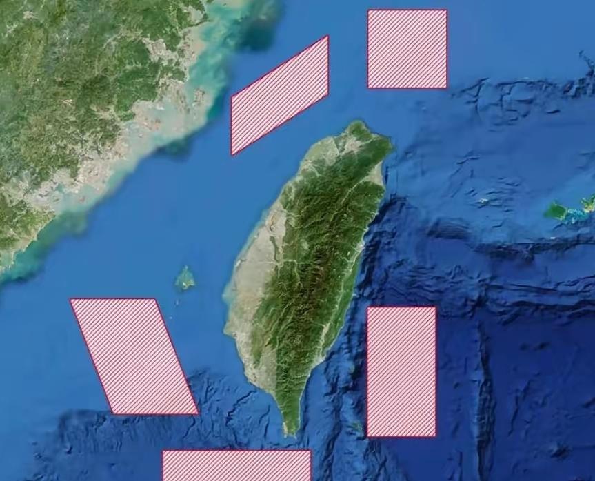 台海军军官学校前校长谭传毅今日发文写道：“根据解放军演习图解，把本岛围死了，但却