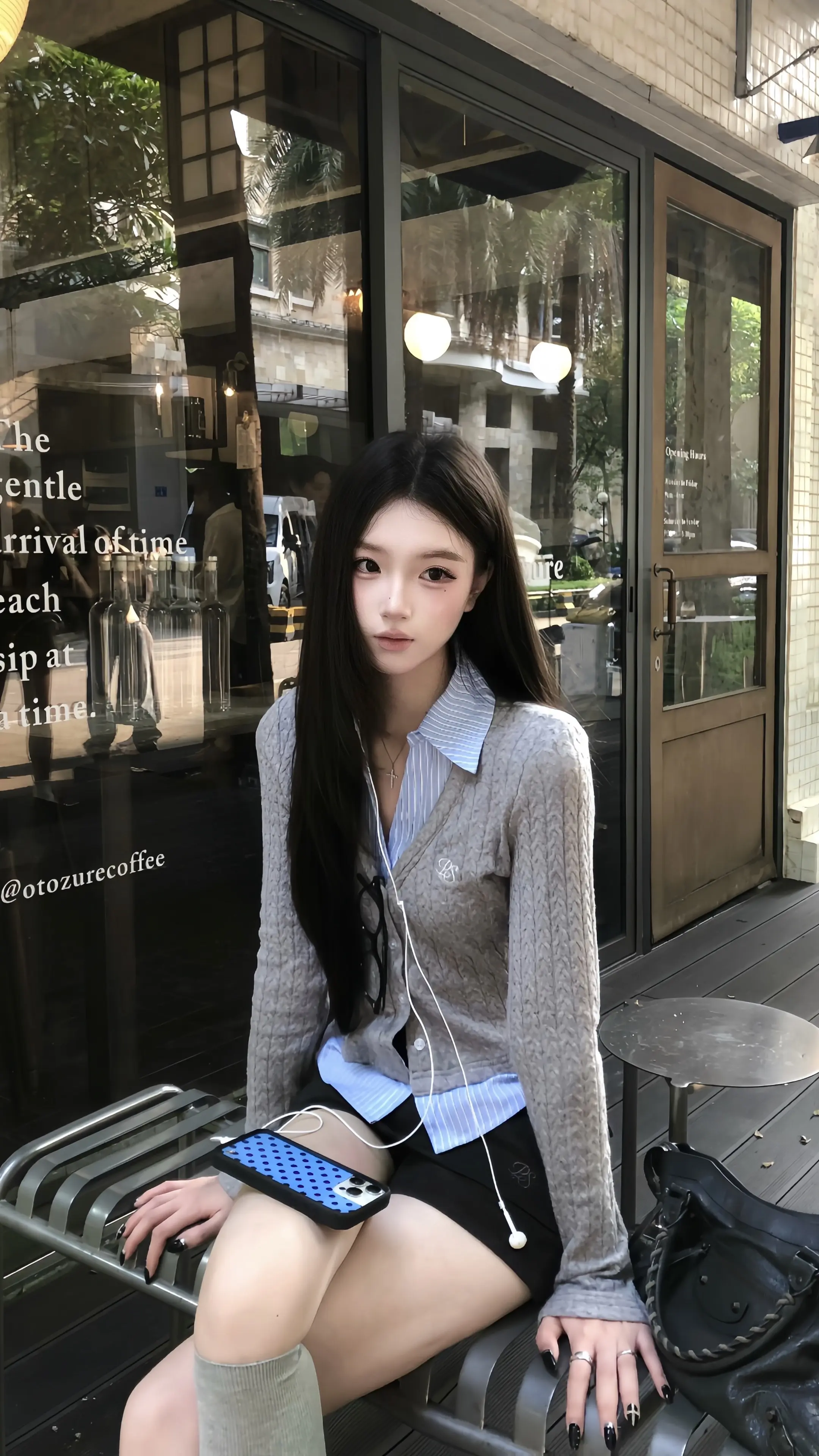 今天来接我放学吧～