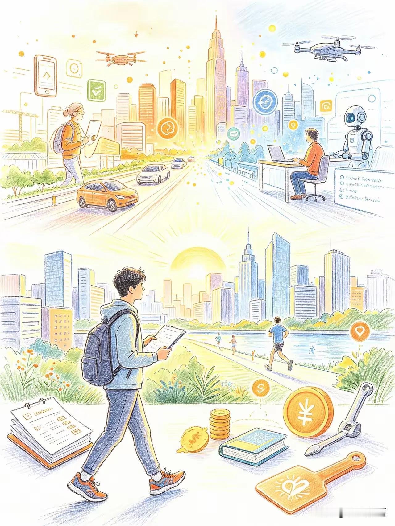 一位预测专家说：“未来中国会出现的九大现象，第一，手机会消失，第二，燃油车被淘汰