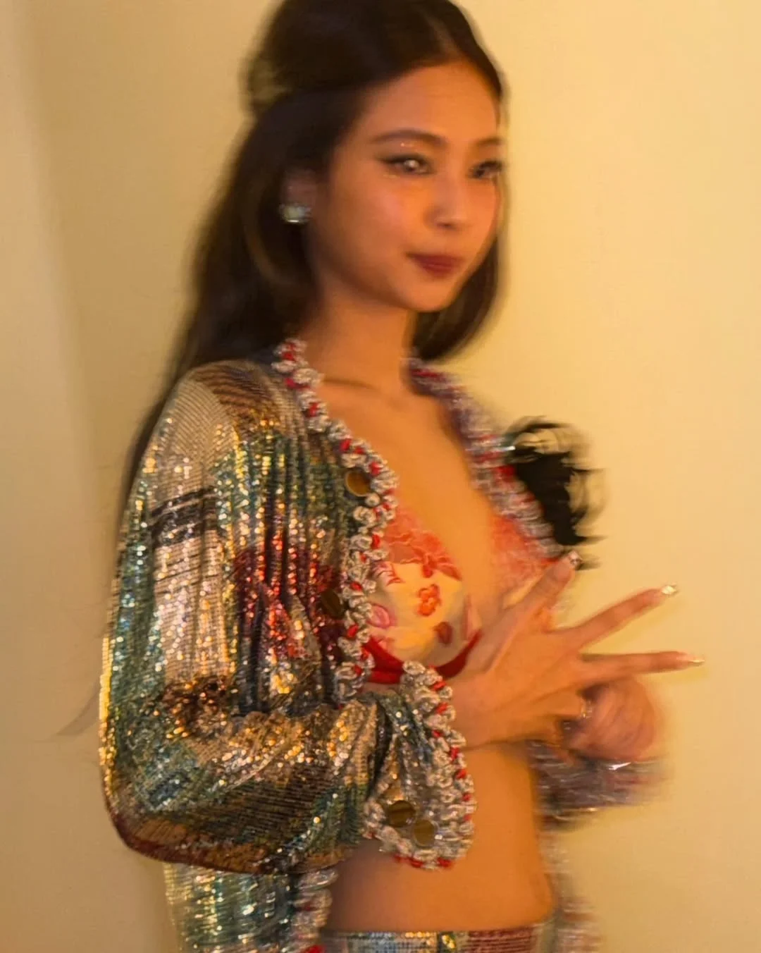 JENNIE INS疯狂更新‼️笨蛋小猫🥺