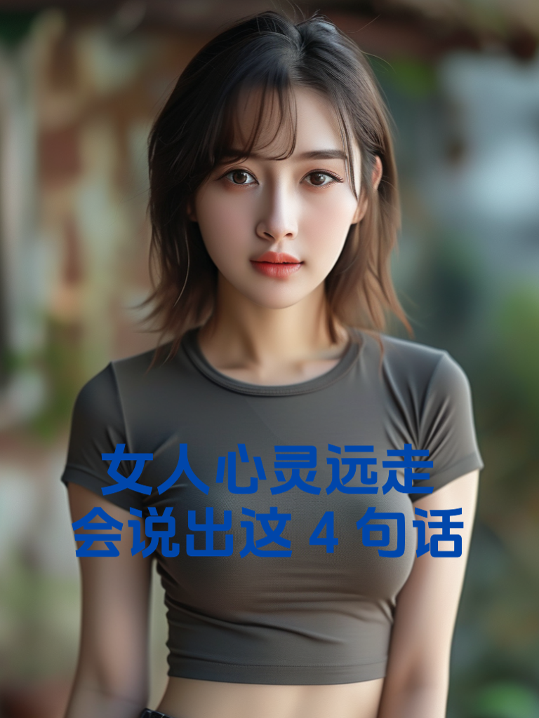女人心灵远走，会说出这4句话