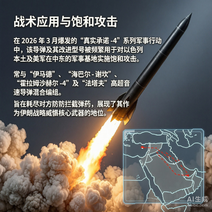 军事ai新视野卡德尔（Qadr）导弹伊朗伊斯兰革命卫队装备的主力中程弹道导弹，