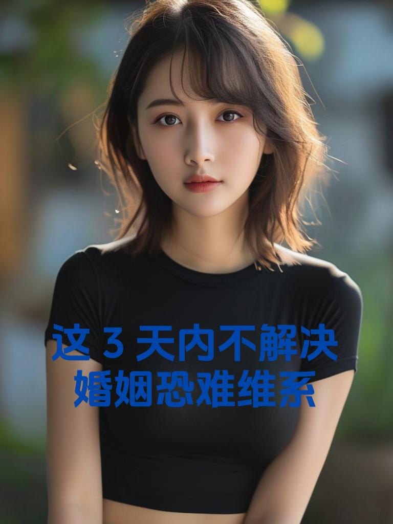 这3天内不解决，婚姻恐难维系