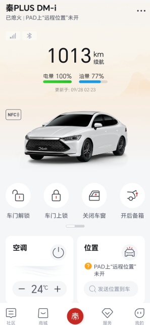 比亚迪秦plusdmi跑高速并不省油之前跑高速，单程600公里，下来加油2