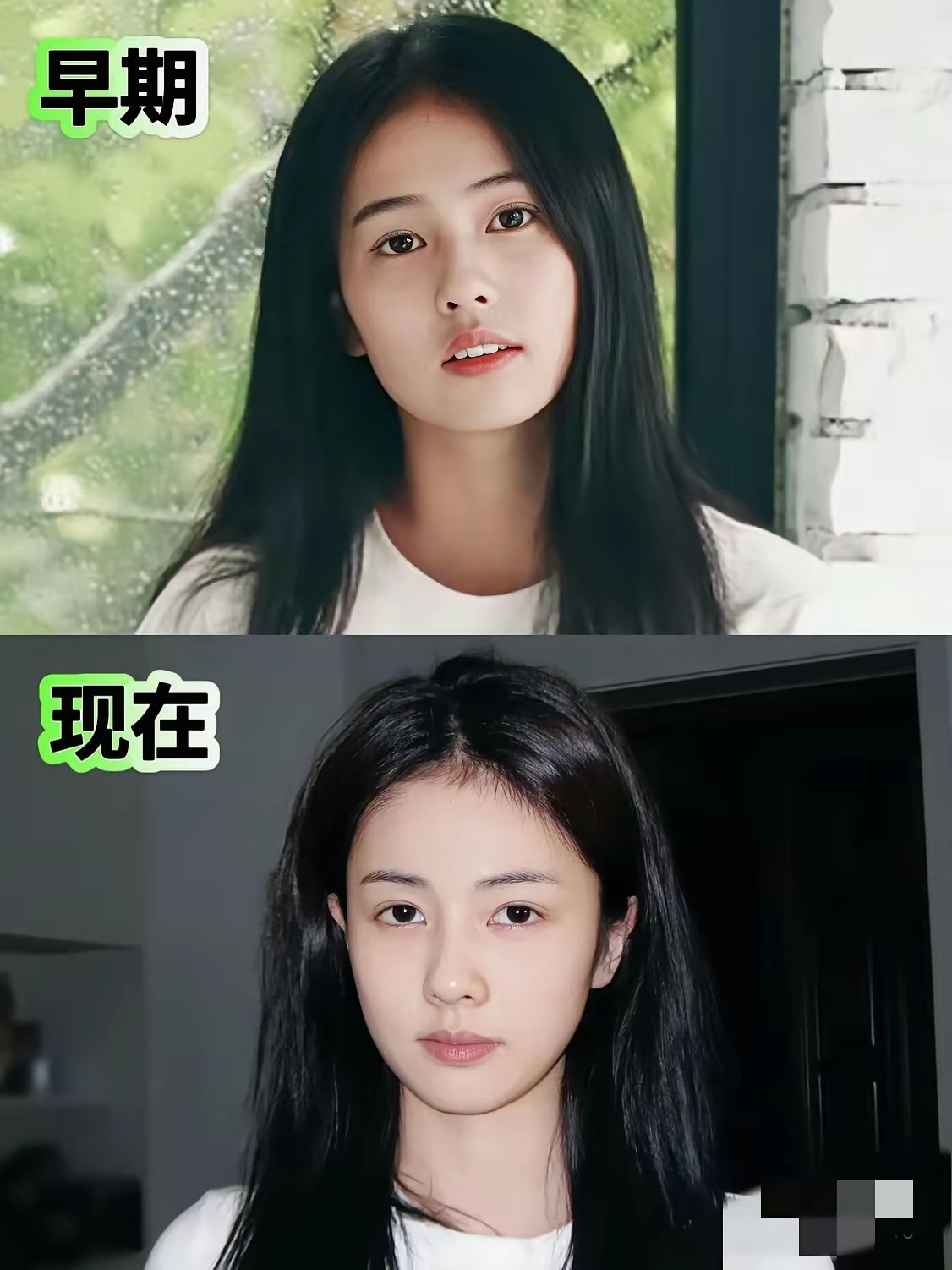 瞬间对妈生脸素颜起了敬意！！！​​​