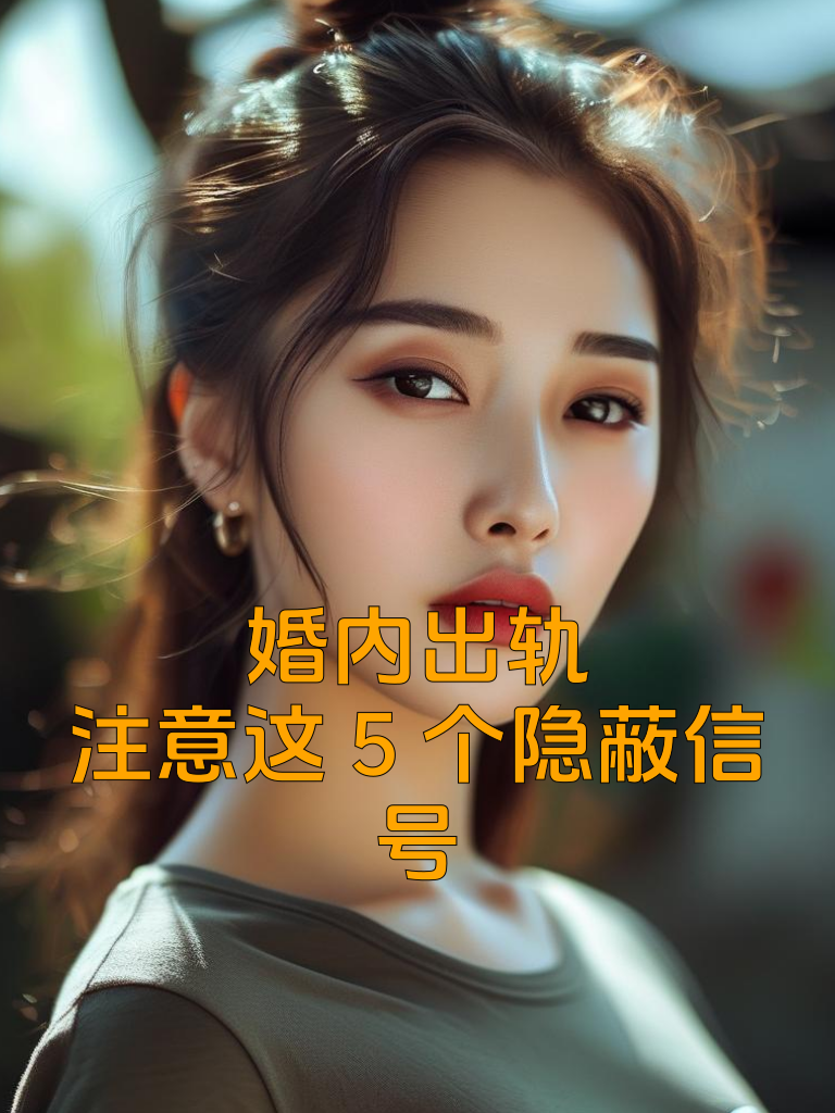婚内出轨，注意这5个隐蔽信号
