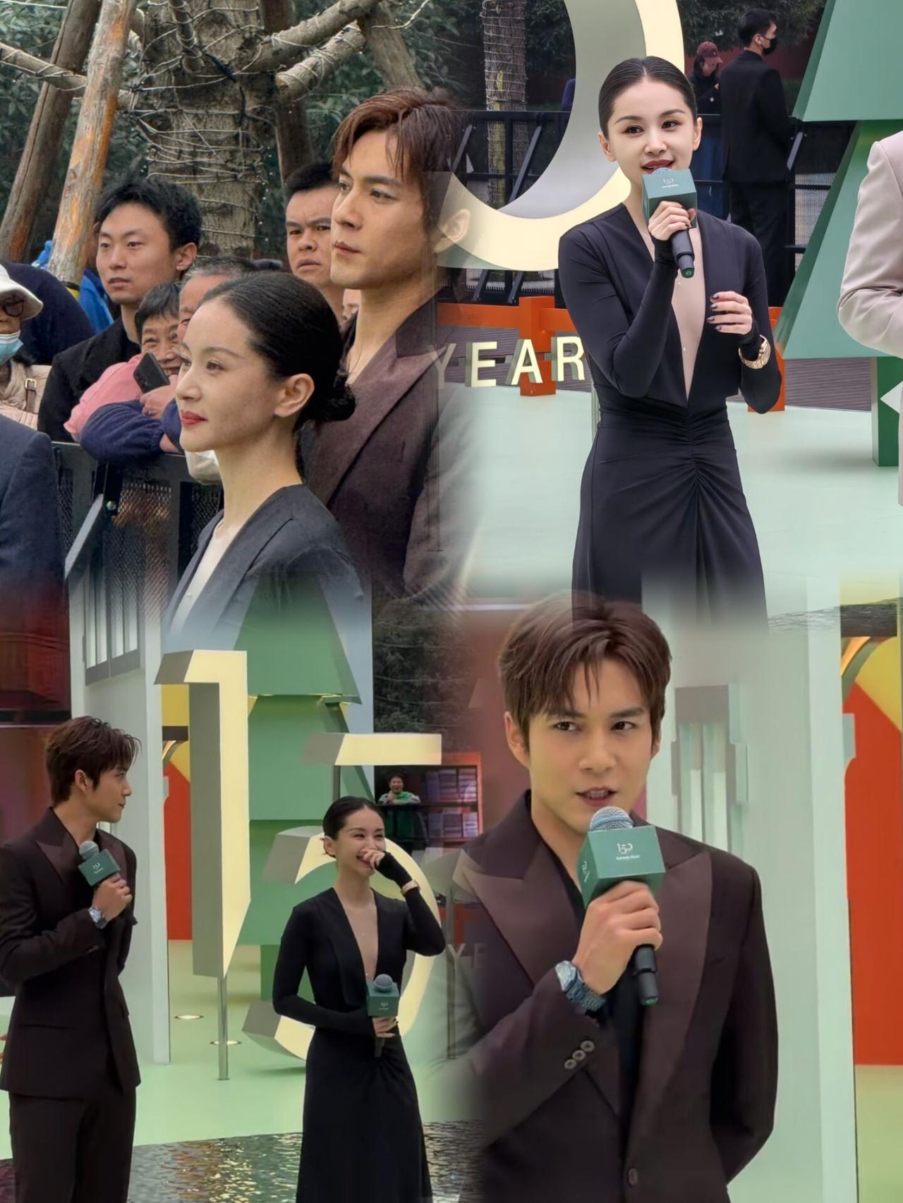 王子文现实中这么漂亮吗？11月5日，很多网友在成都太古里遇见王子文和韩东君，王子