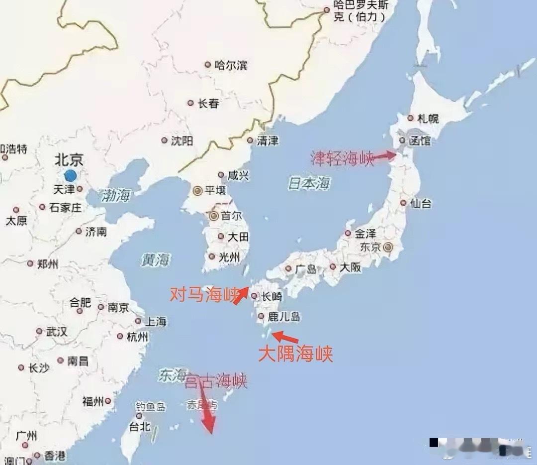 日本给自己埋的雷，自己得受着。055大驱经过大隅海峡，日本只能眼睁睁的看着，原本